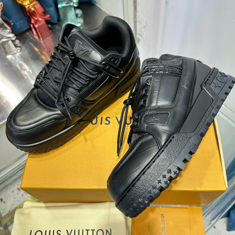 LV Trainer Maxi Black Sneakers