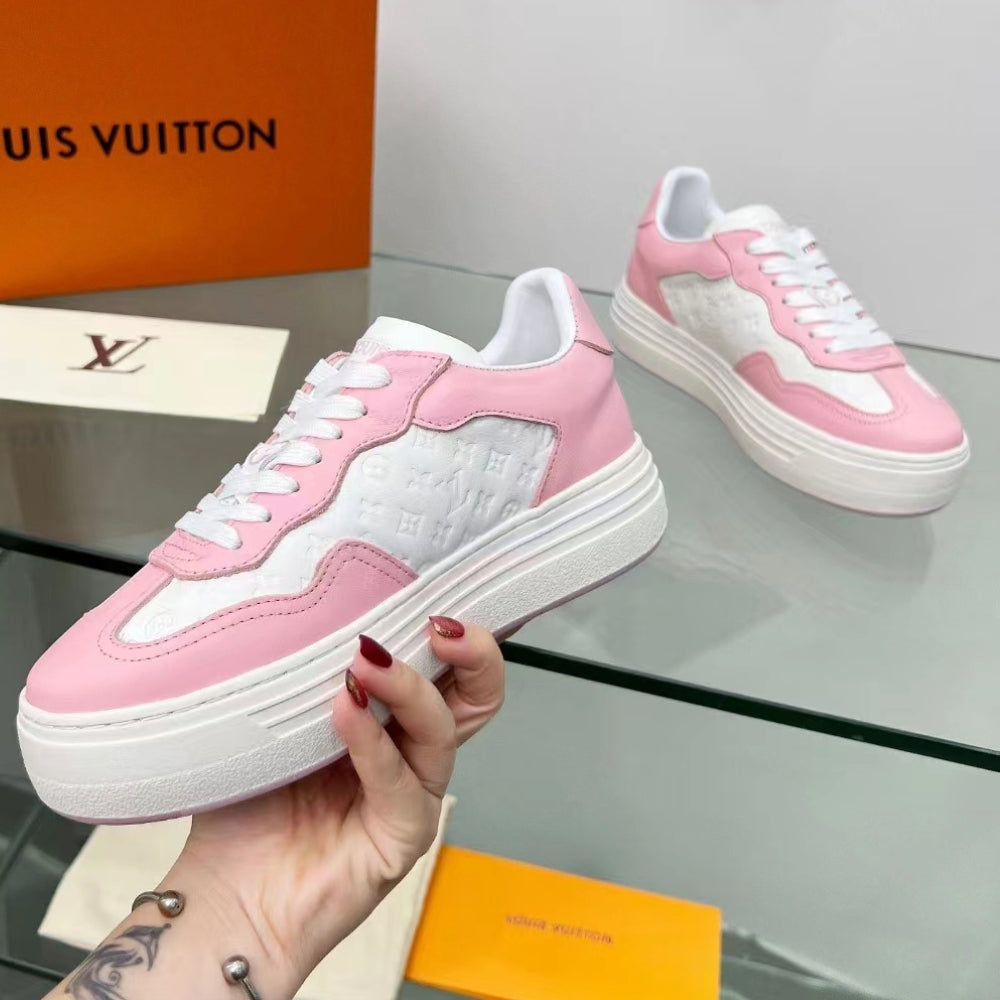 LV Groovy Platform Pink Sneakers