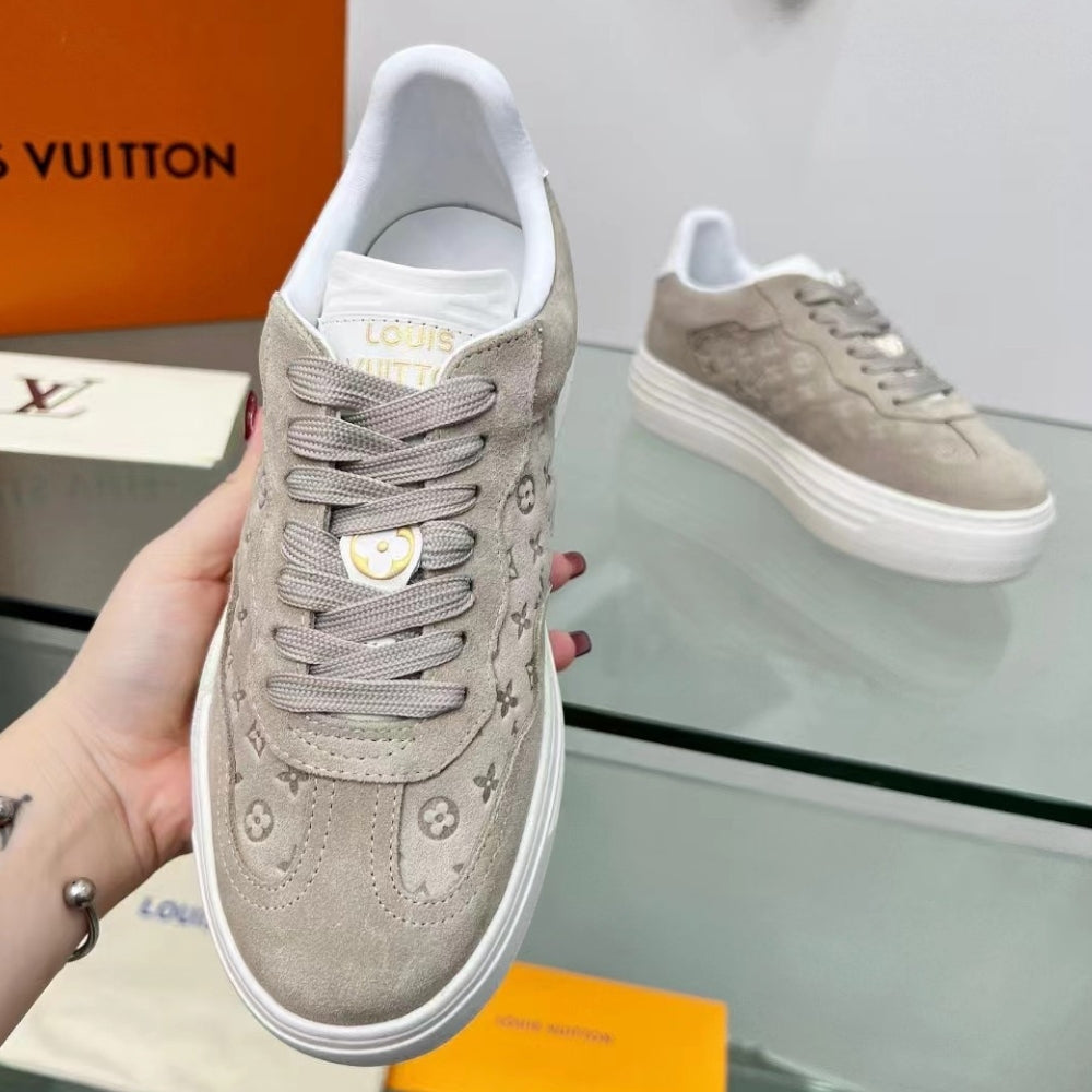 LV Groovy Platform Light Beige Sneakers