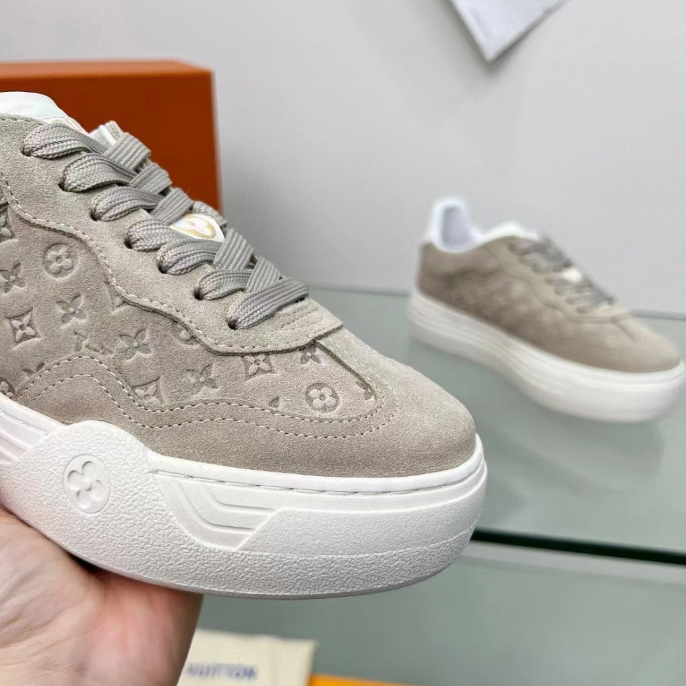 LV Groovy Platform Light Beige Sneakers