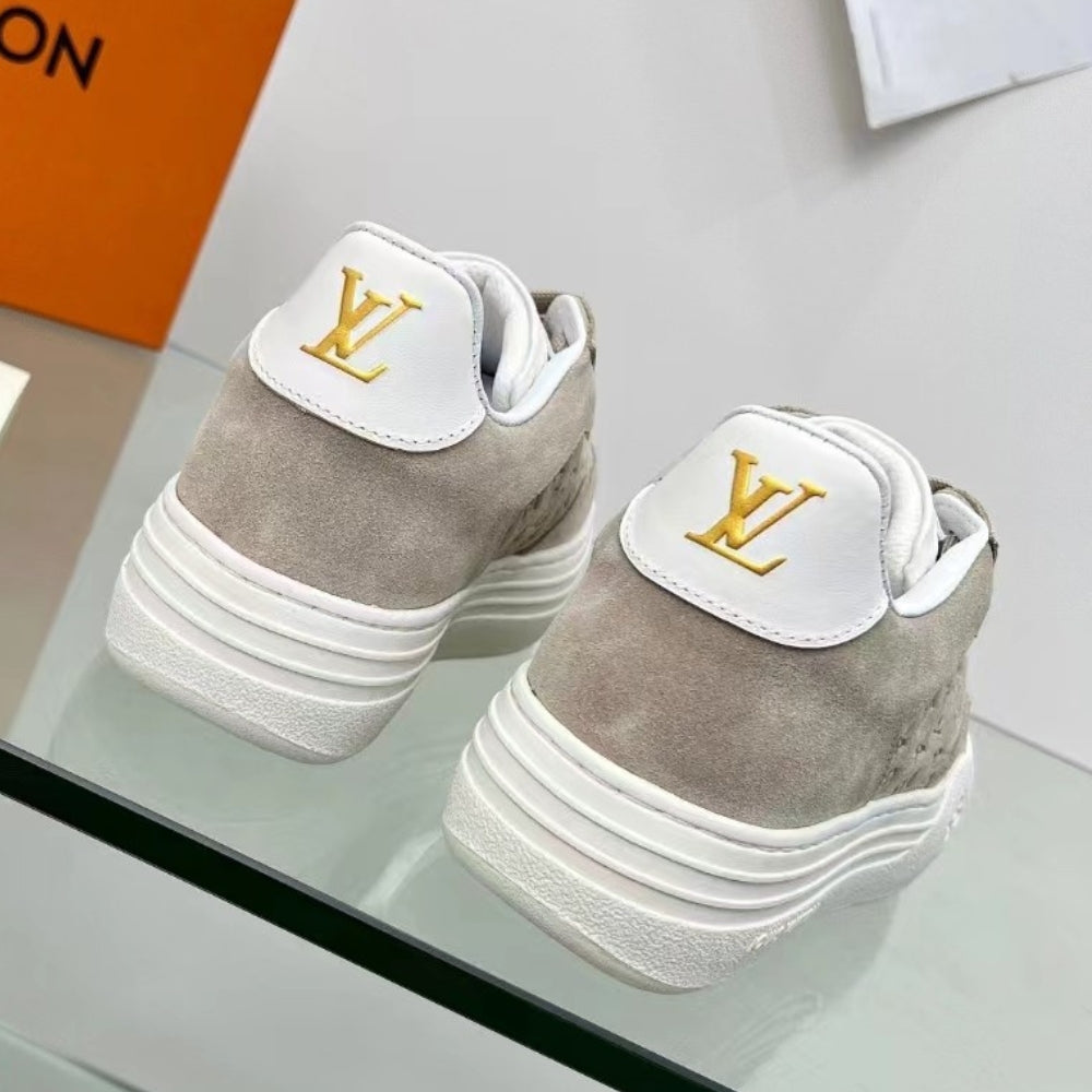 LV Groovy Platform Light Beige Sneakers