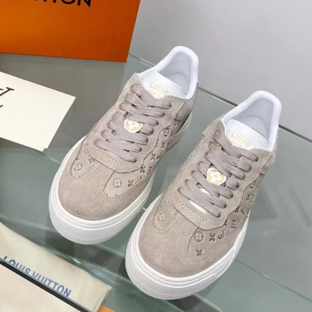 LV Groovy Platform Light Beige Sneakers