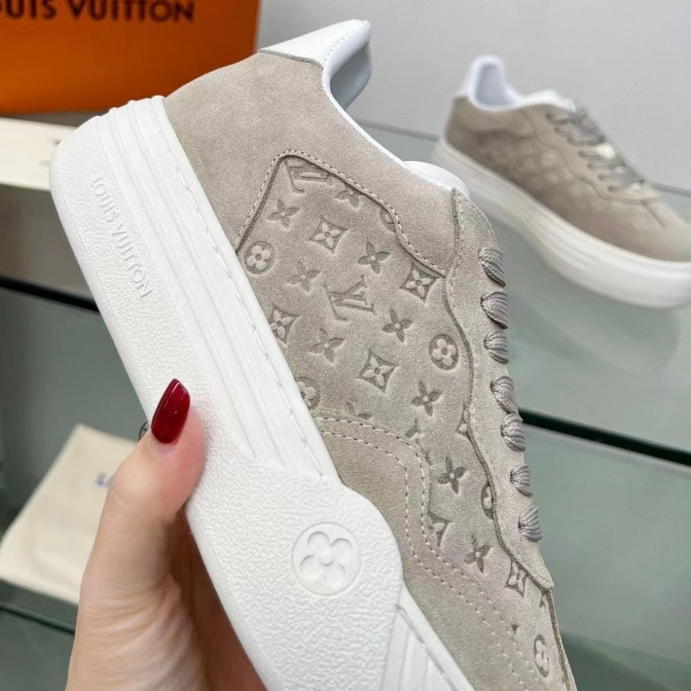 LV Groovy Platform Light Beige Sneakers