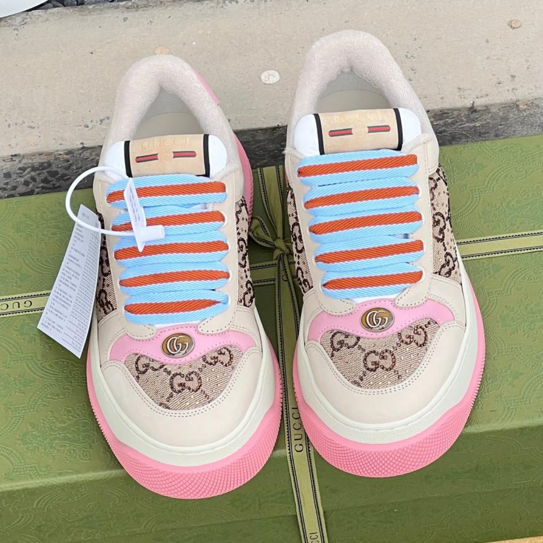 GG Screener Trainer Canvas and Pink Tennis