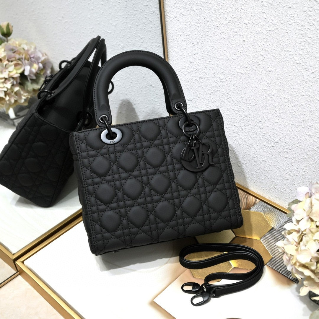 Dio Lady My ABCDio Small Matte Black 24cm Bag