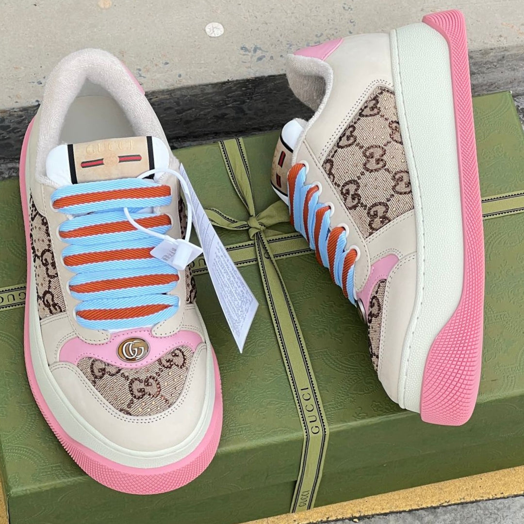 GG Screener Trainer Canvas and Pink Tennis