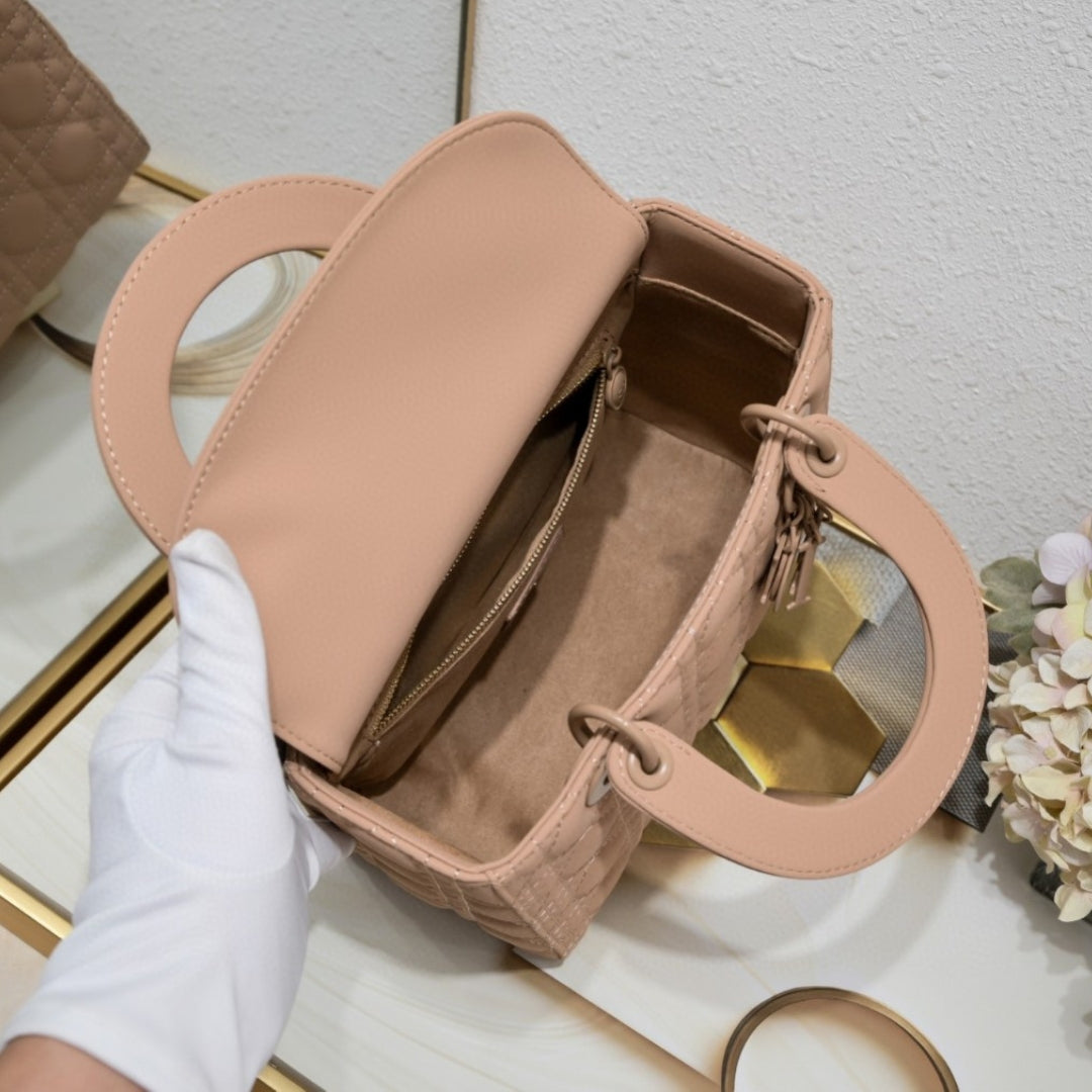 Bolsa Dio Lady My ABCDio Pequena Rosa Claro 24cm