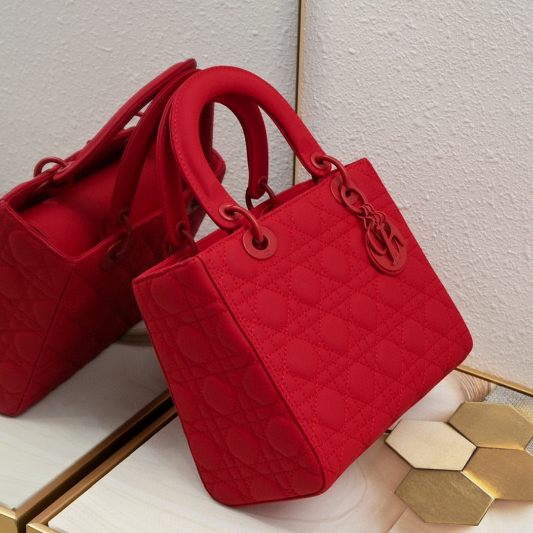 Dio Lady My ABCDio Small Bag Cherry Red Matte 24cm