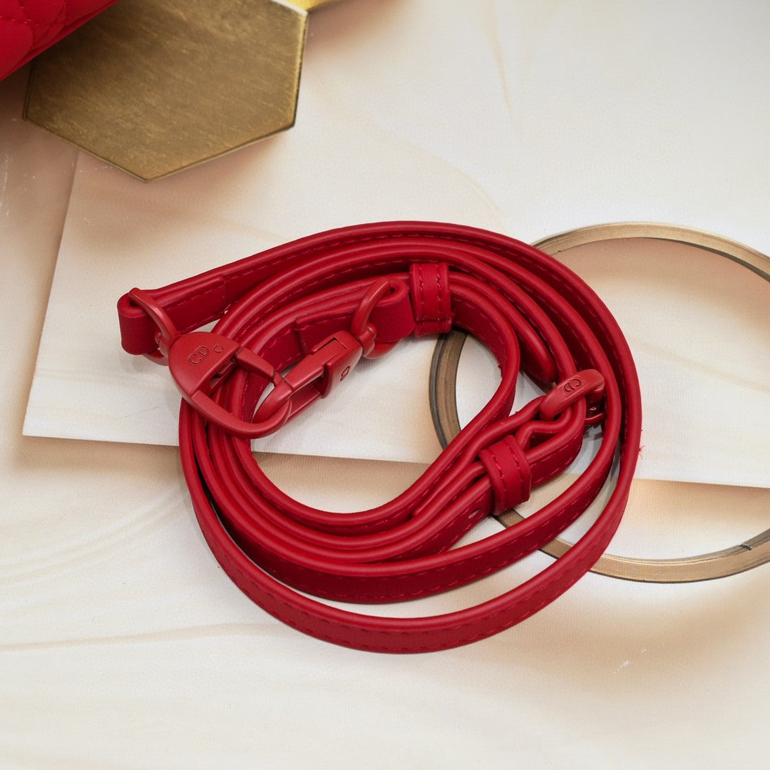 Dio Lady My ABCDio Small Bag Cherry Red Matte 24cm