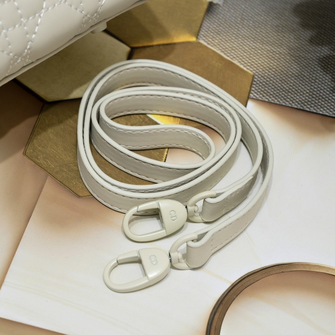 Bolsa Dio Lady My ABCDio Pequena Off White Mate 24cm