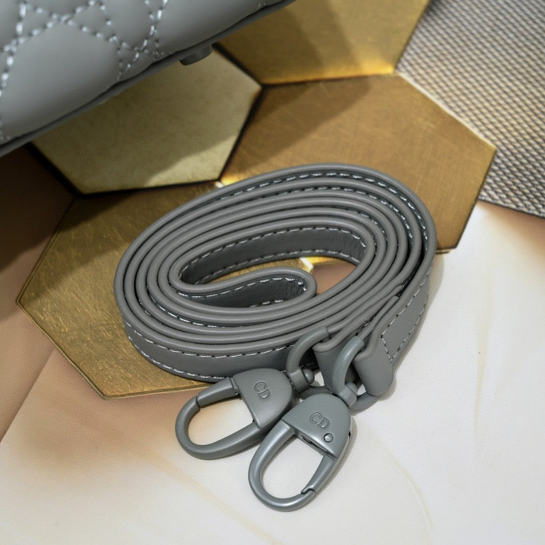 Dio Lady My ABCDio Small Matte Gray Bag 24cm