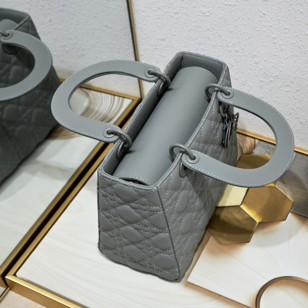 Dio Lady My ABCDio Small Matte Gray Bag 24cm