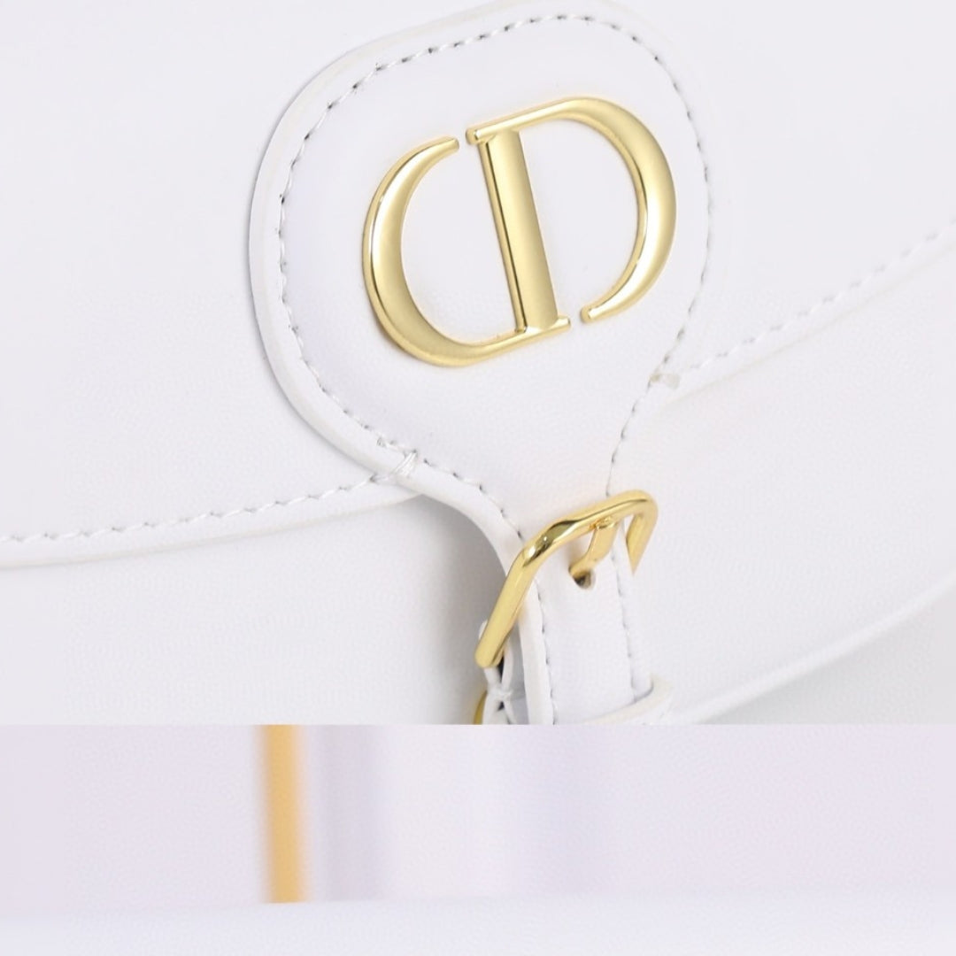 Dio Bobby West-East Small Matte White 22cm Bag
