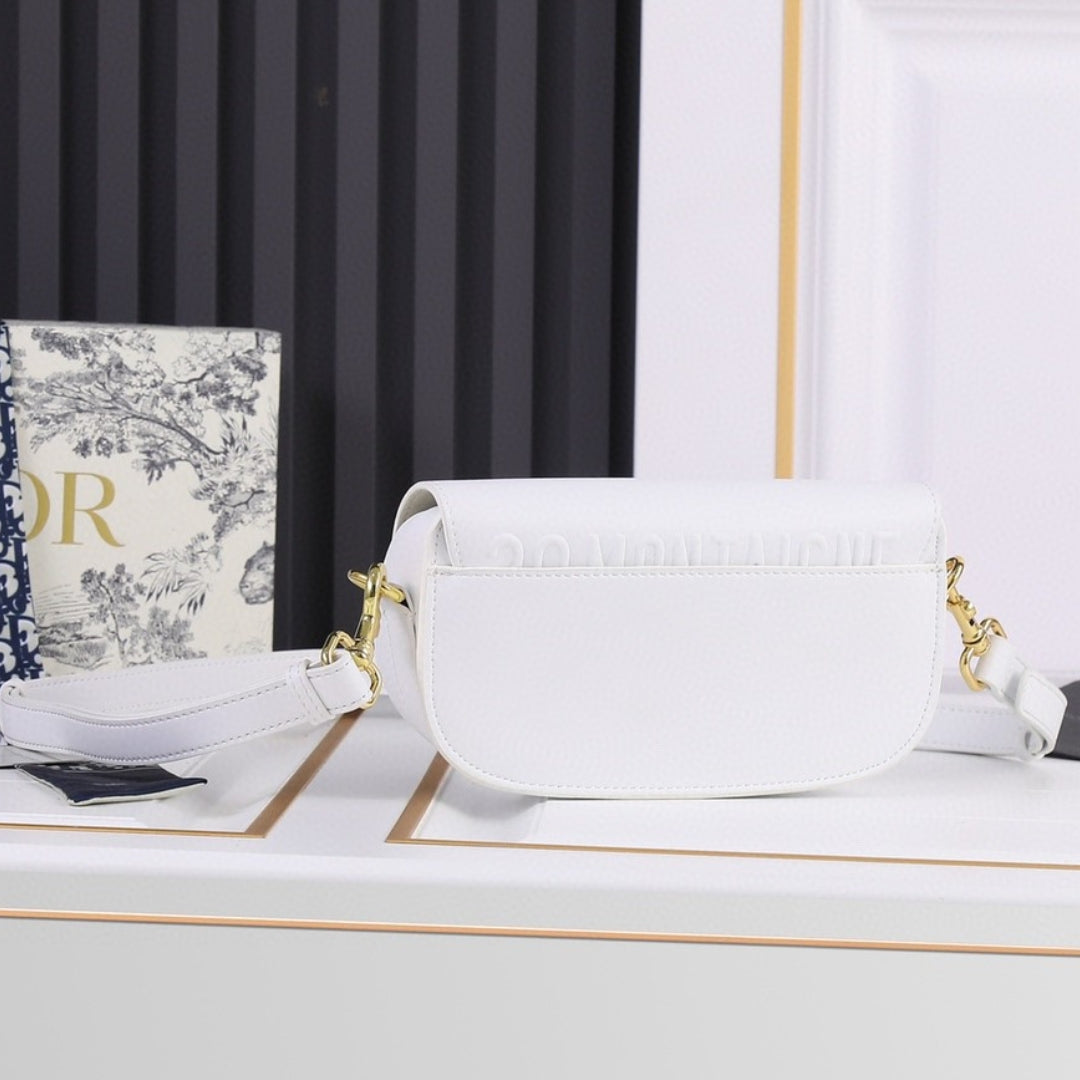 Dio Bobby West-East Small Matte White 22cm Bag