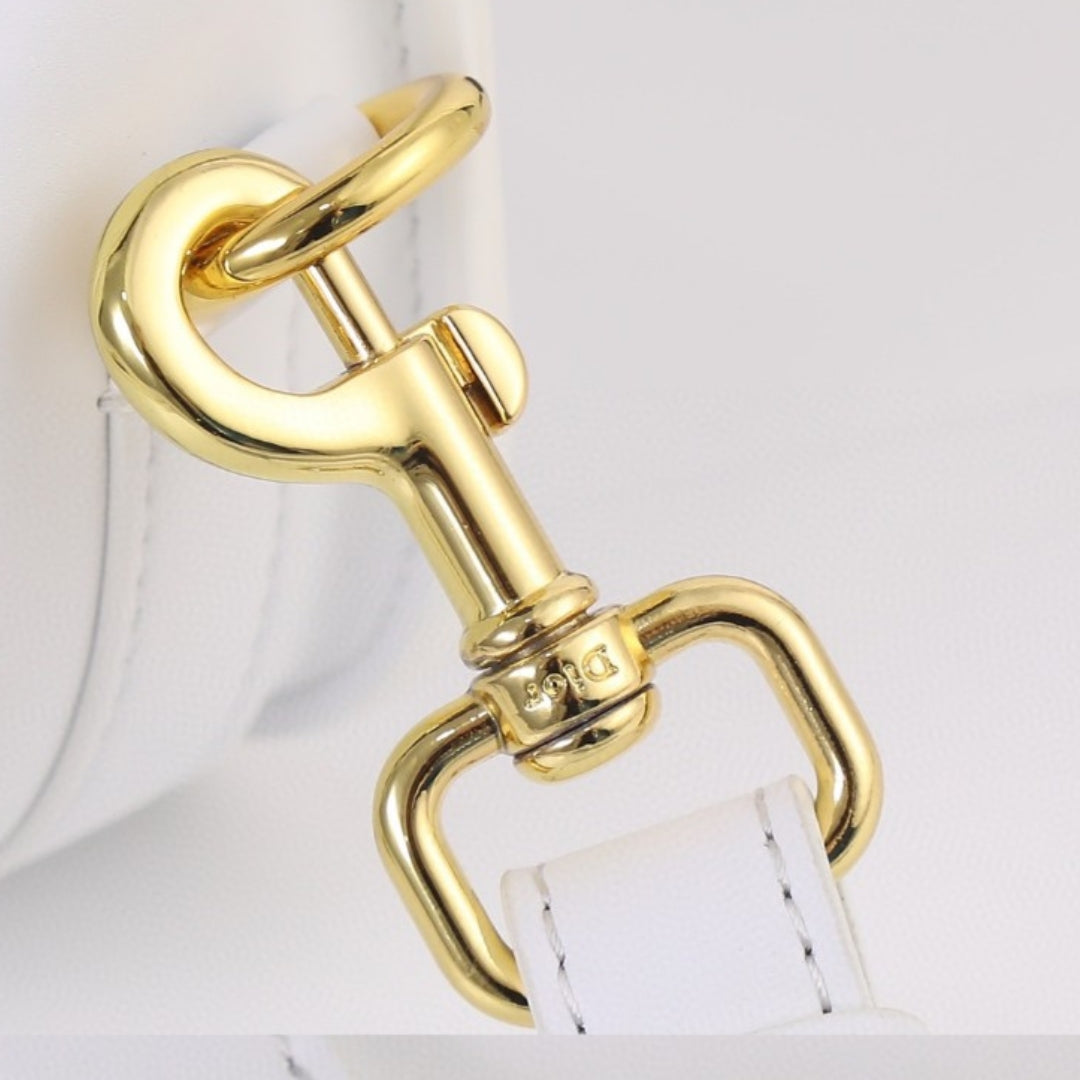 Dio Bobby West-East Small Matte White 22cm Bag