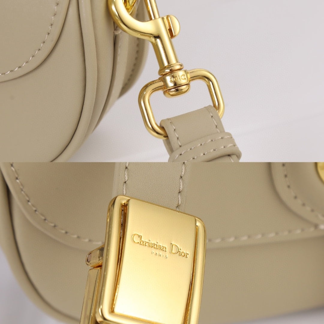 Dio Bobby West-East Small Matte Beige 22cm Bag