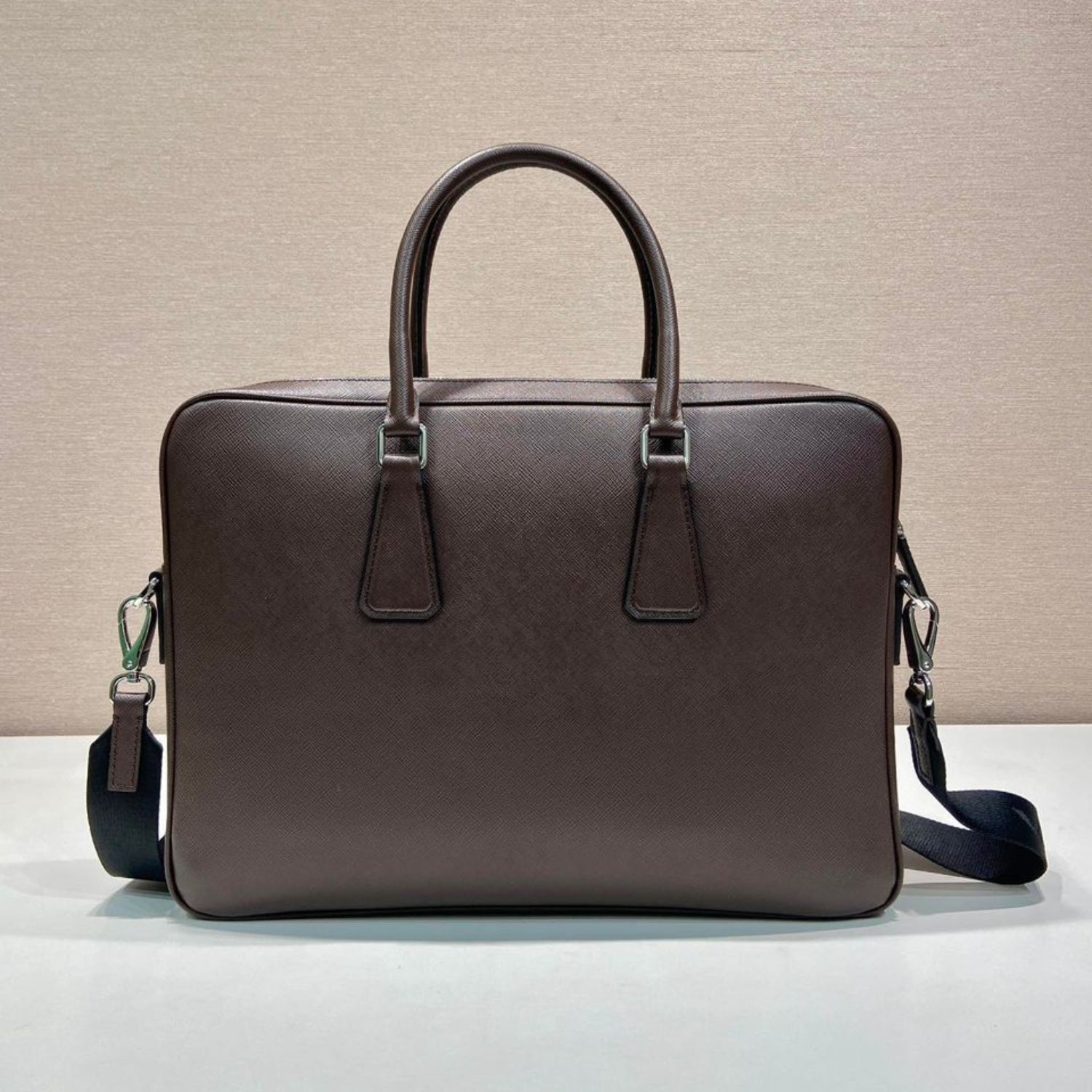 Brown Prd bag with handle