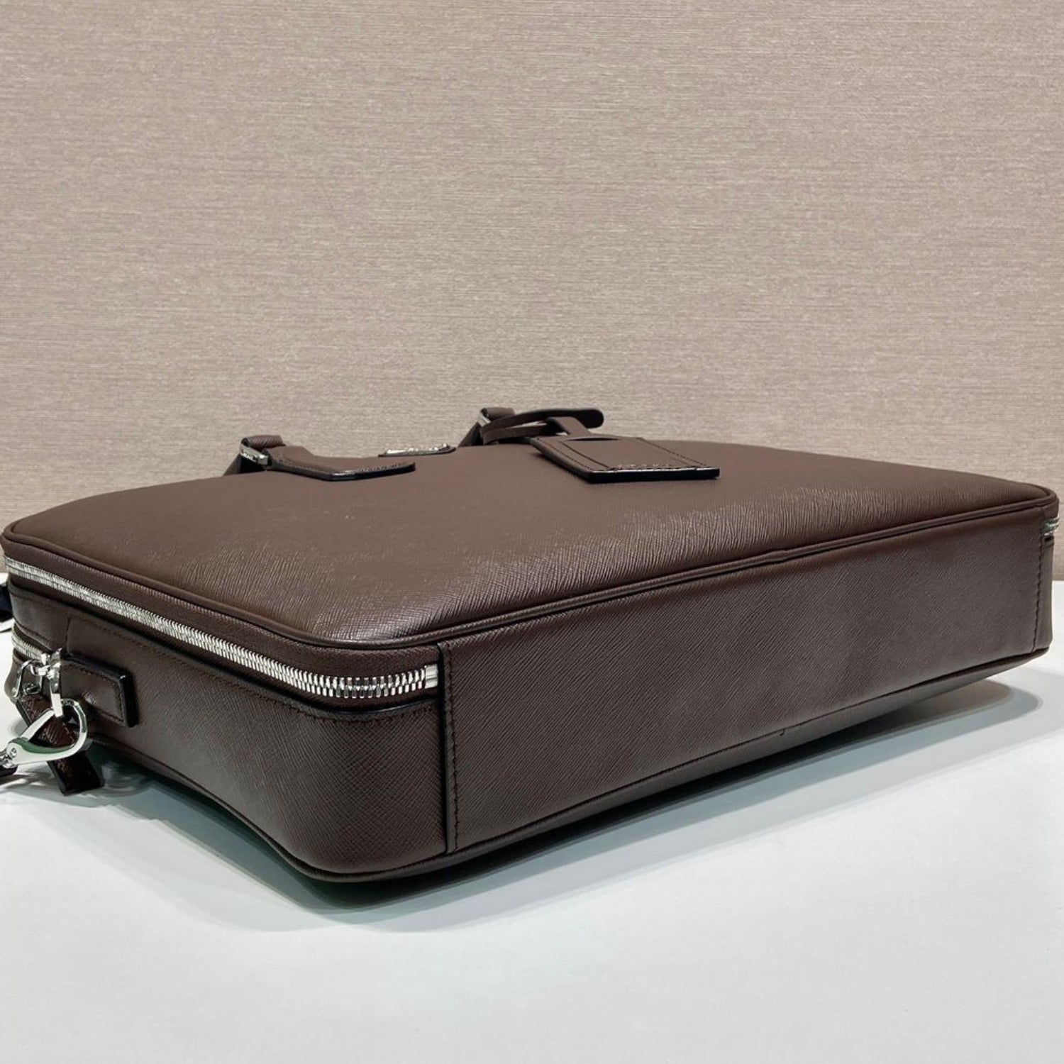 Brown Prd bag with handle