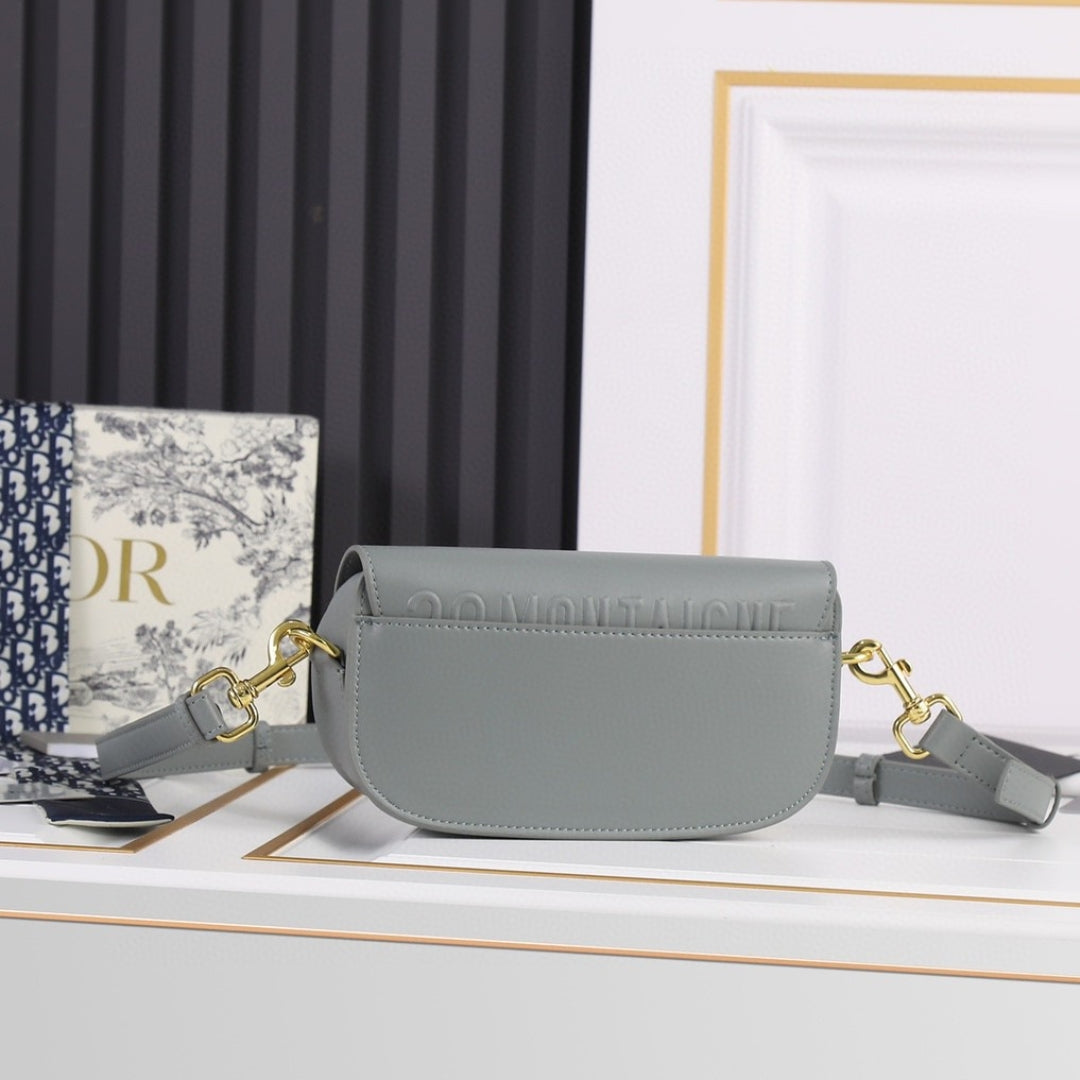 Dio Bobby West-East Small Gray Bag 22cm