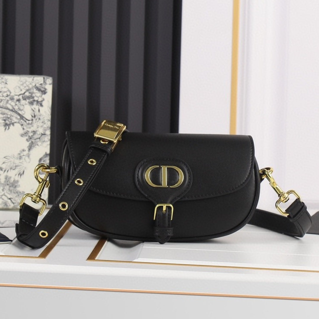 Dio Bobby West-East Small Black Bag 22cm