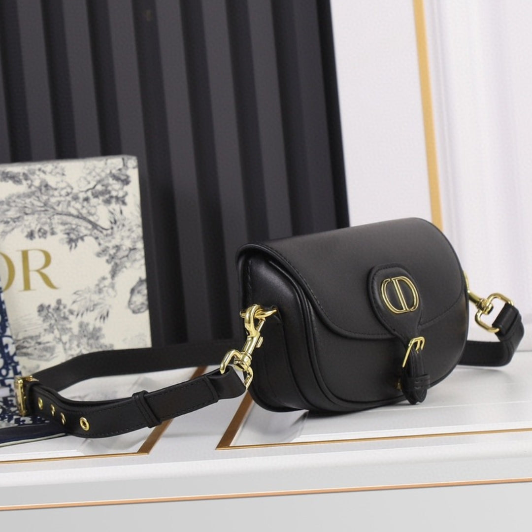 Dio Bobby West-East Small Black Bag 22cm