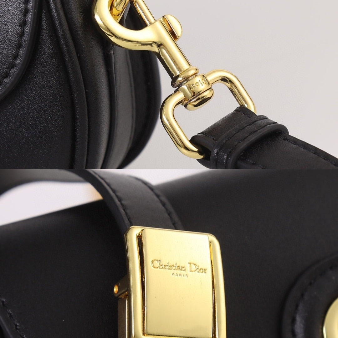 Dio Bobby West-East Small Black Bag 22cm