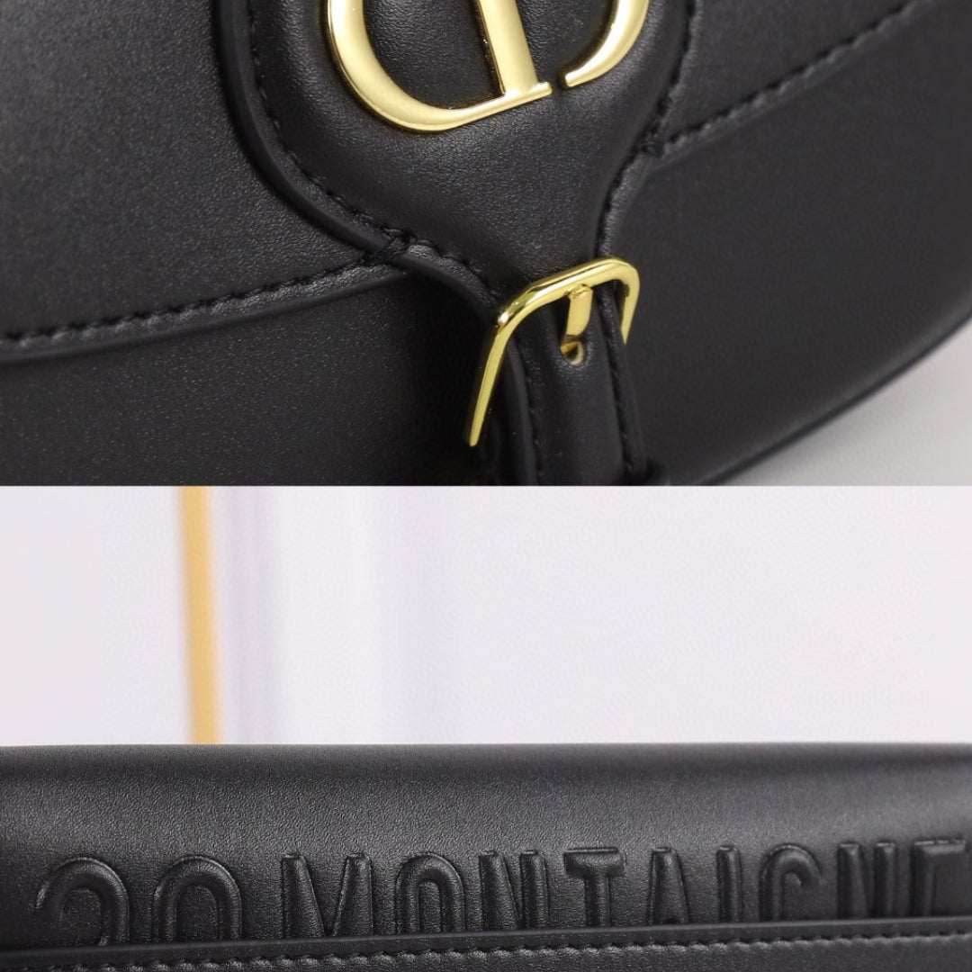 Dio Bobby West-East Small Black Bag 22cm