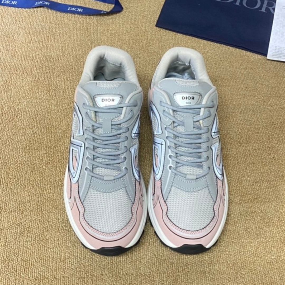 Dio B30 Countdown Sneakers Gray with Pink