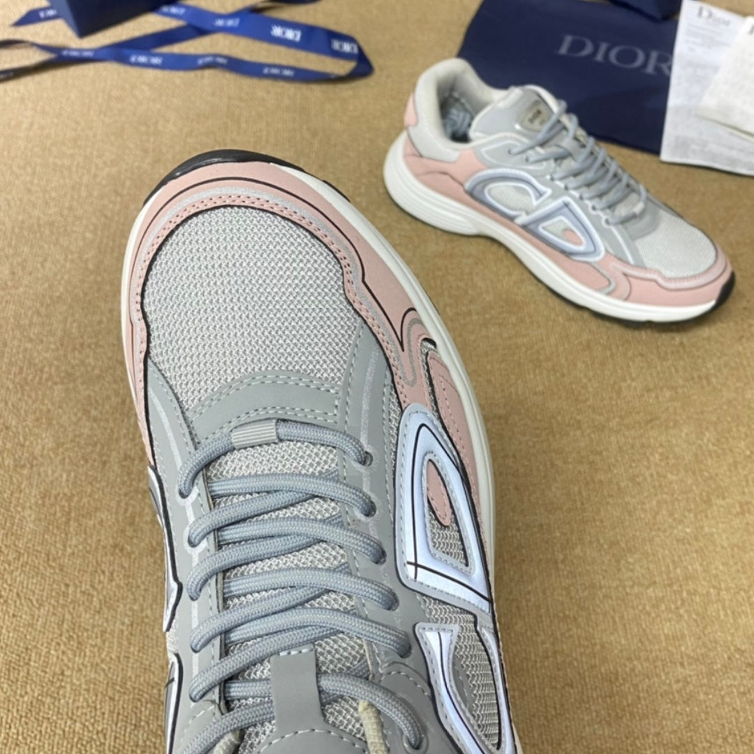 Dio B30 Countdown Sneakers Gray with Pink