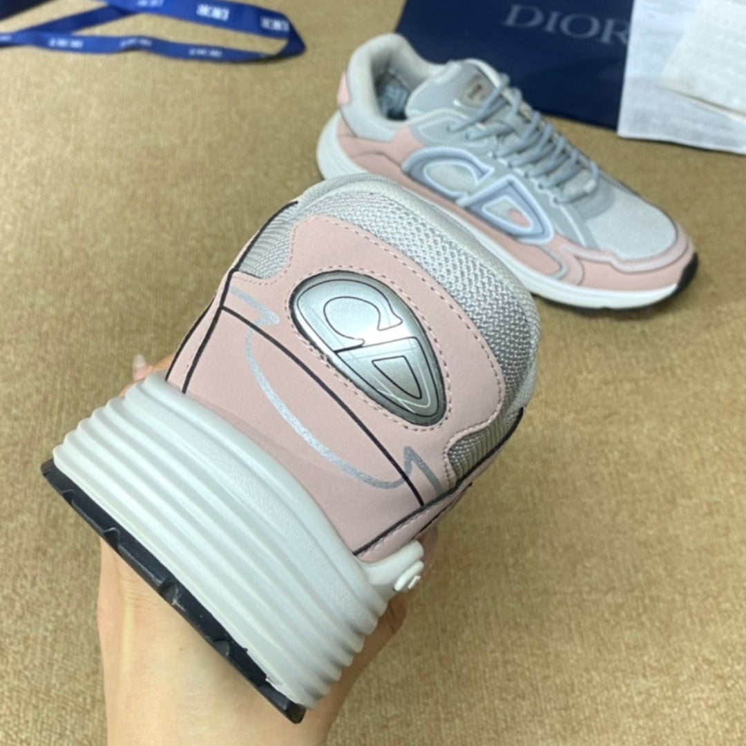 Dio B30 Countdown Sneakers Gray with Pink