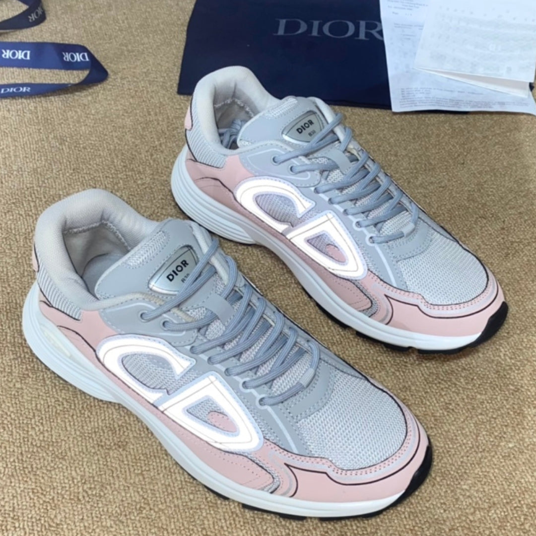 Dio B30 Countdown Sneakers Gray with Pink