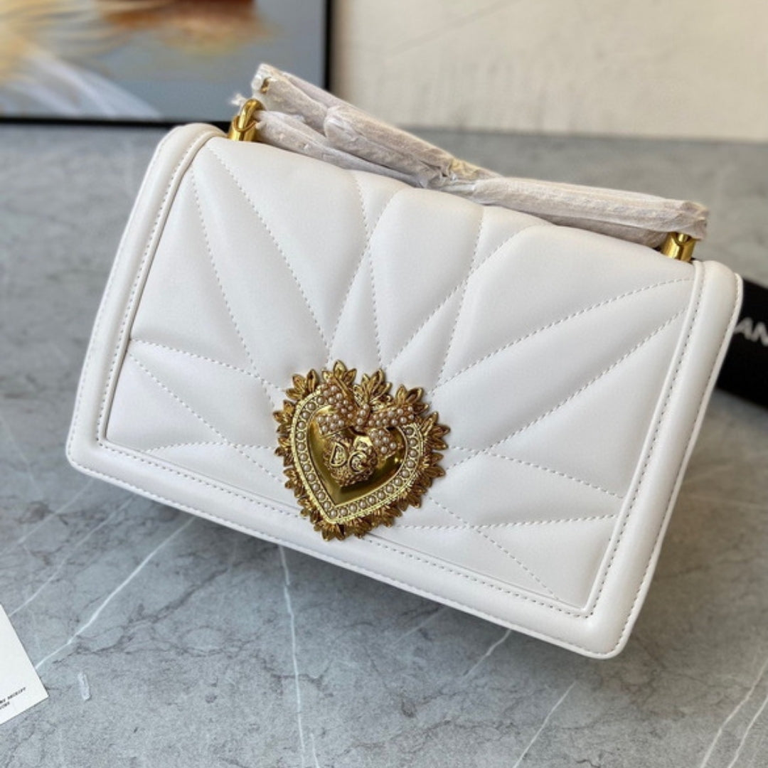 DG Devotion Small White Bag 21cm