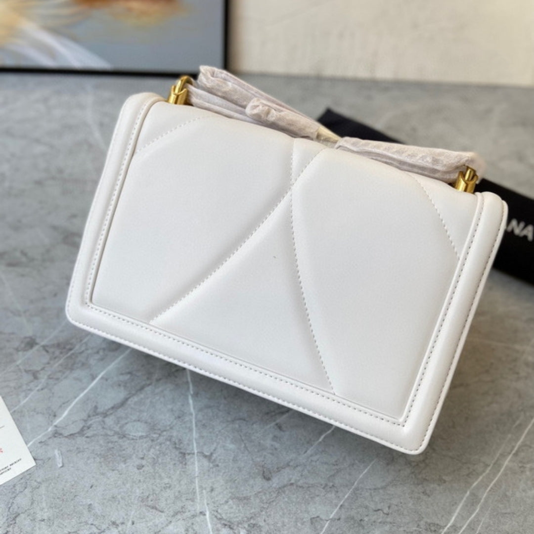 DG Devotion Small White Bag 21cm