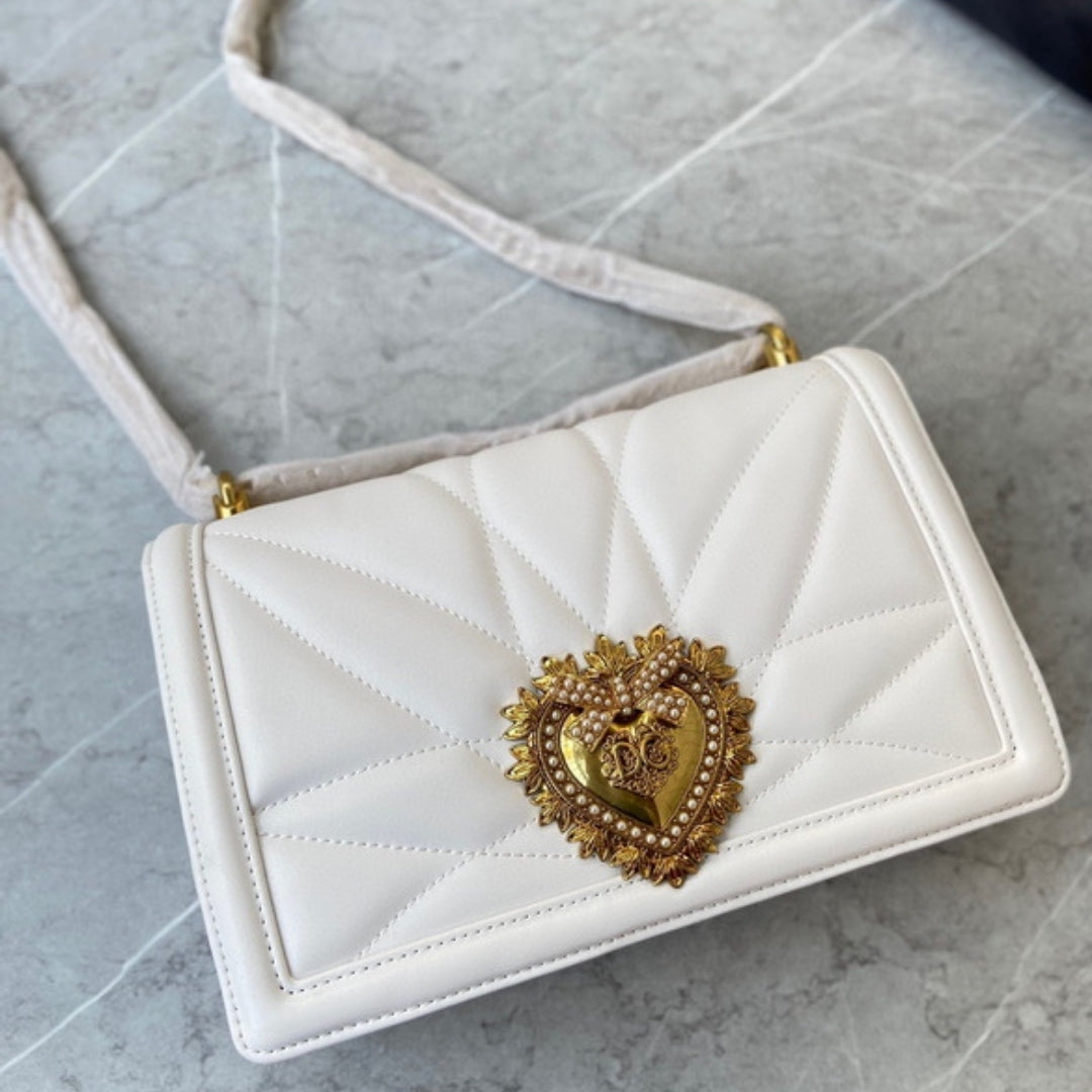 DG Devotion Small White Bag 21cm