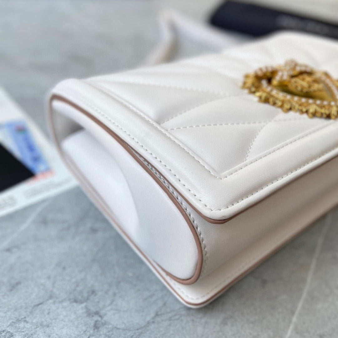 DG Devotion Small White Bag 21cm