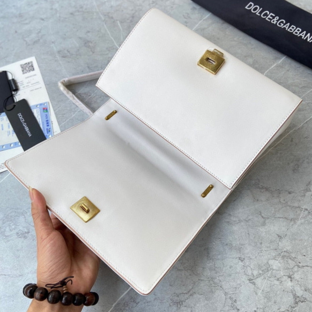DG Devotion Small White Bag 21cm