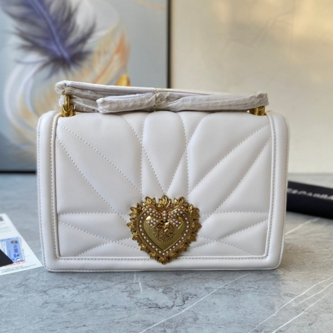 DG Devotion Small White Bag 26cm