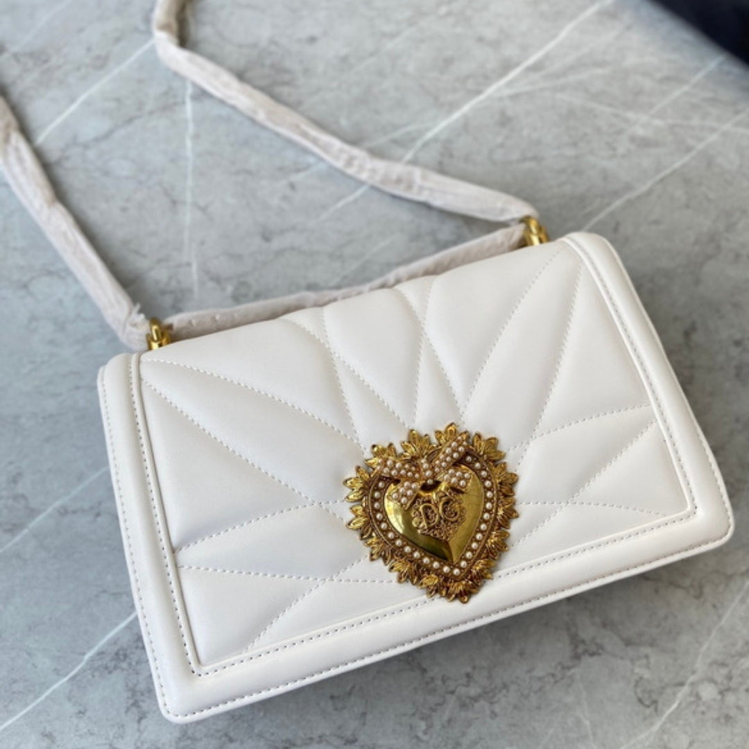 DG Devotion Small White Bag 26cm