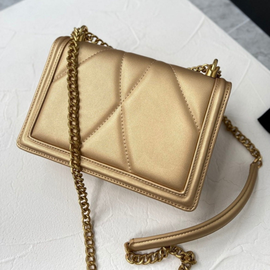 DG Devotion Small Gold Bag 21cm