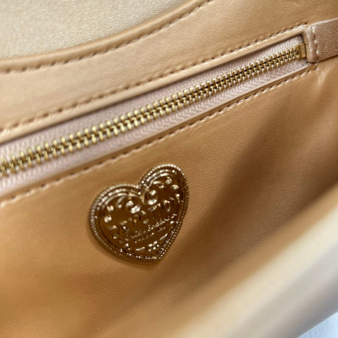 Bolsa DG Devotion Pequena Dourado 21cm