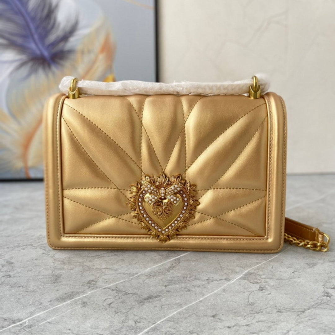 DG Devotion Small Gold Bag 26cm