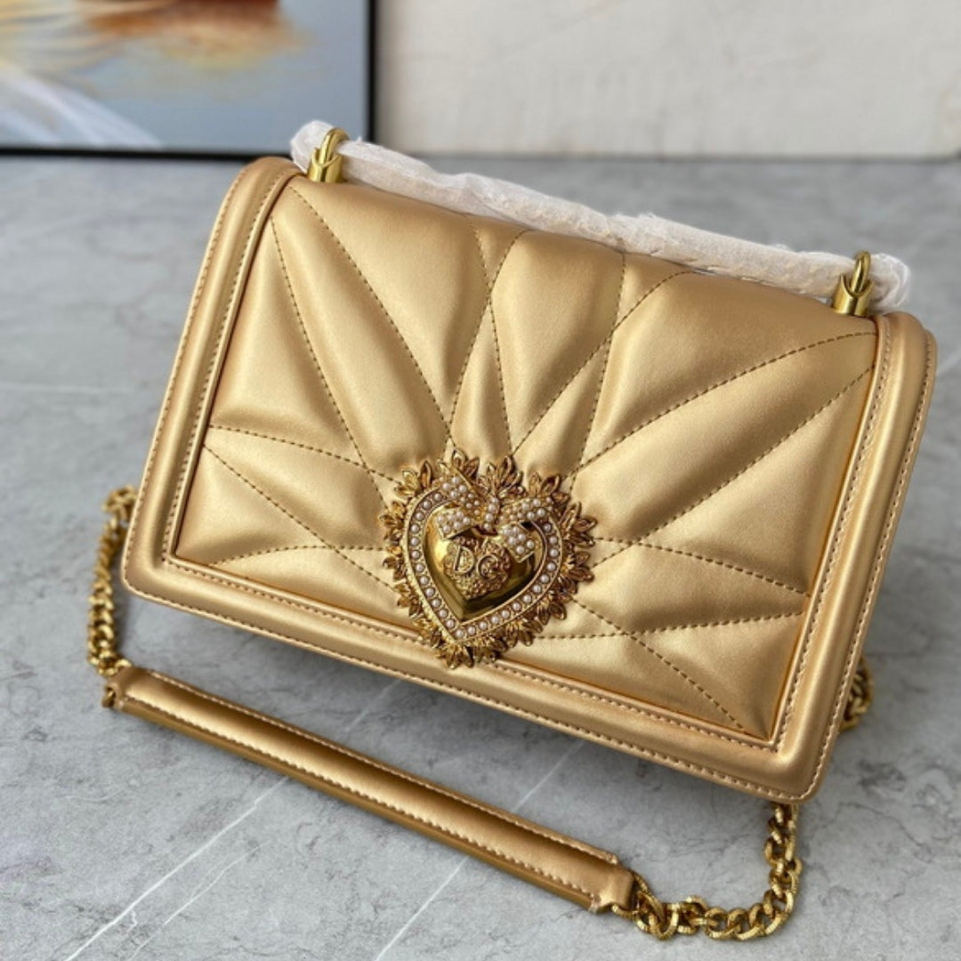 DG Devotion Small Gold Bag 26cm