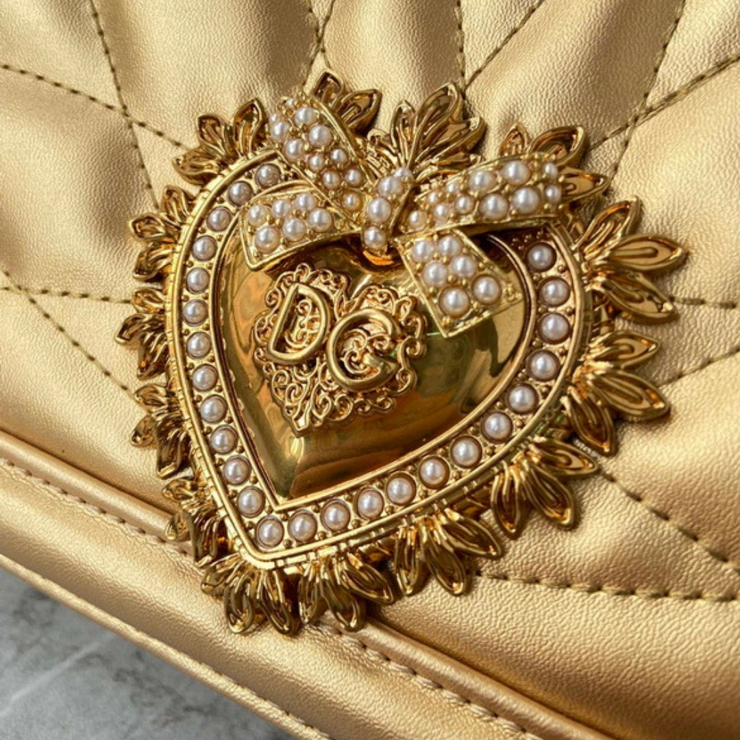 DG Devotion Small Gold Bag 26cm