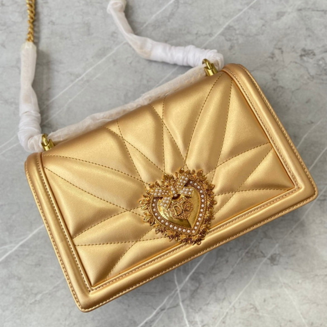 DG Devotion Small Gold Bag 26cm