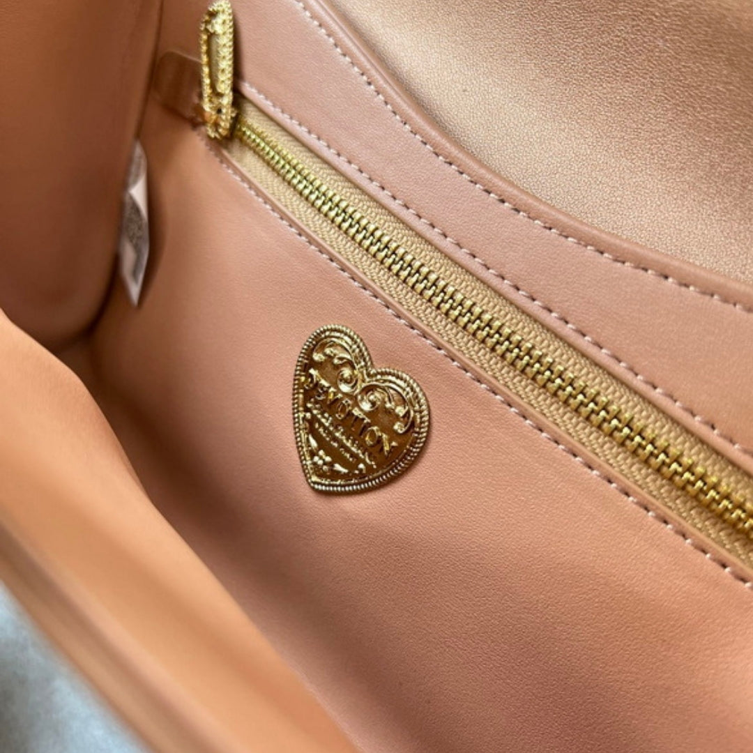 Bolsa DG Devotion Pequena Marrom 21cm