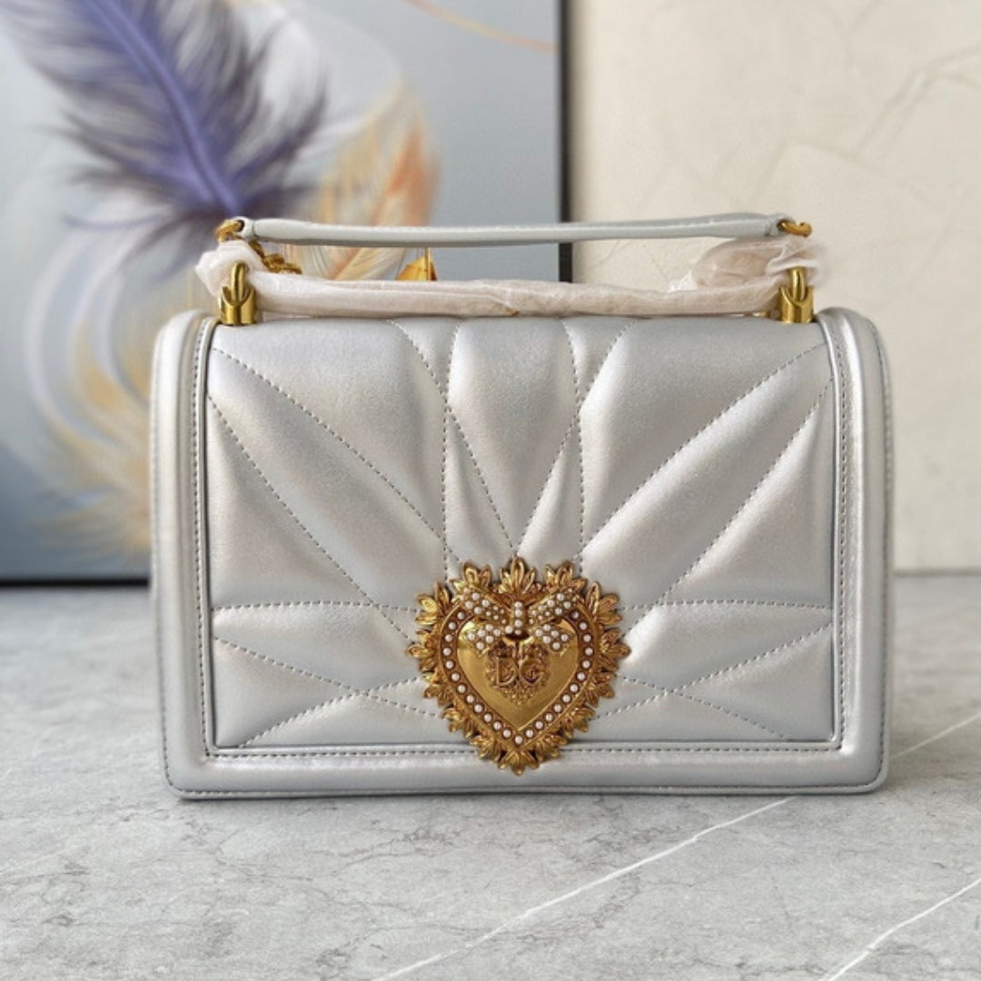 DG Devotion Small Silver Bag 21cm