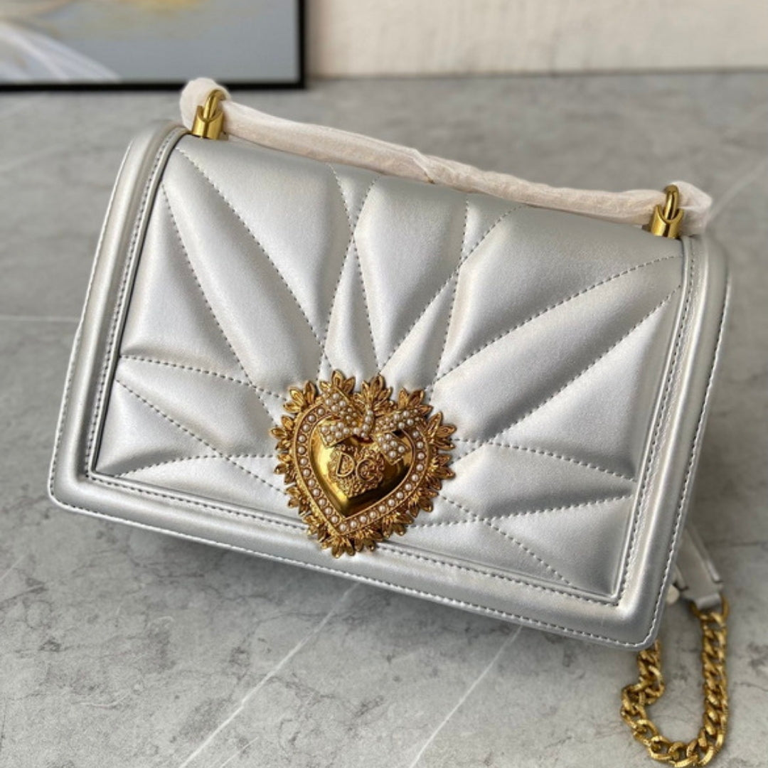 DG Devotion Small Silver Bag 26cm