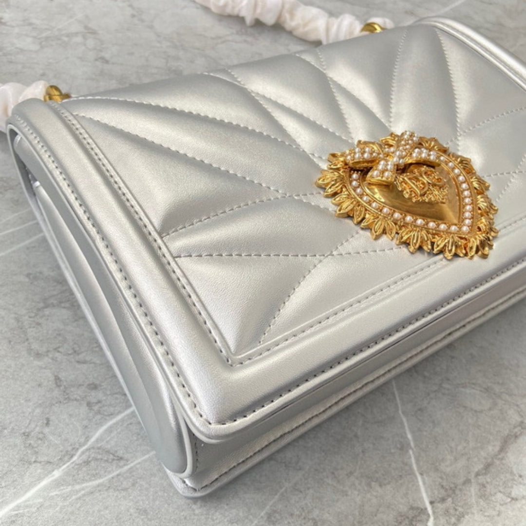 DG Devotion Small Silver Bag 26cm