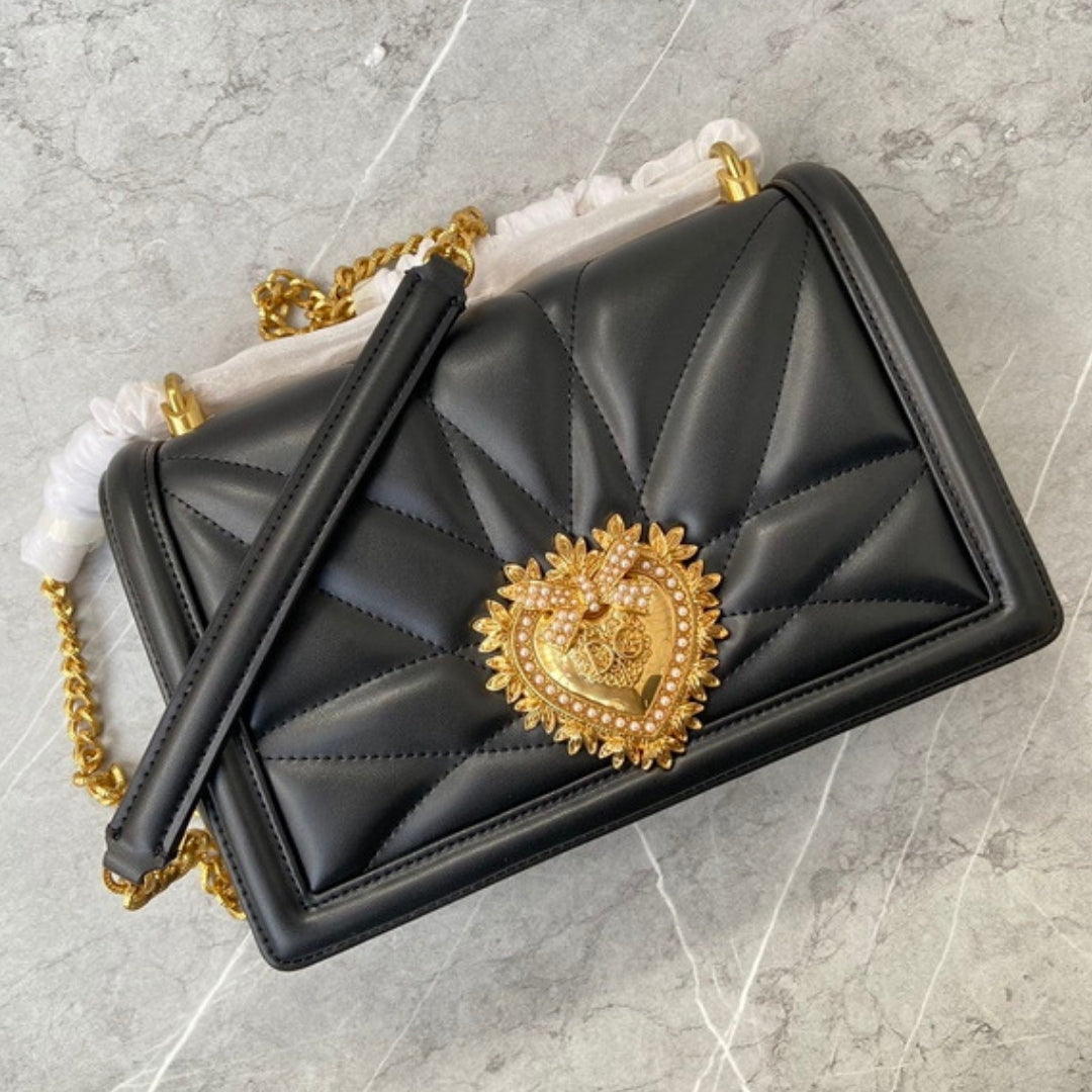 DG Devotion Small Black Bag 26cm