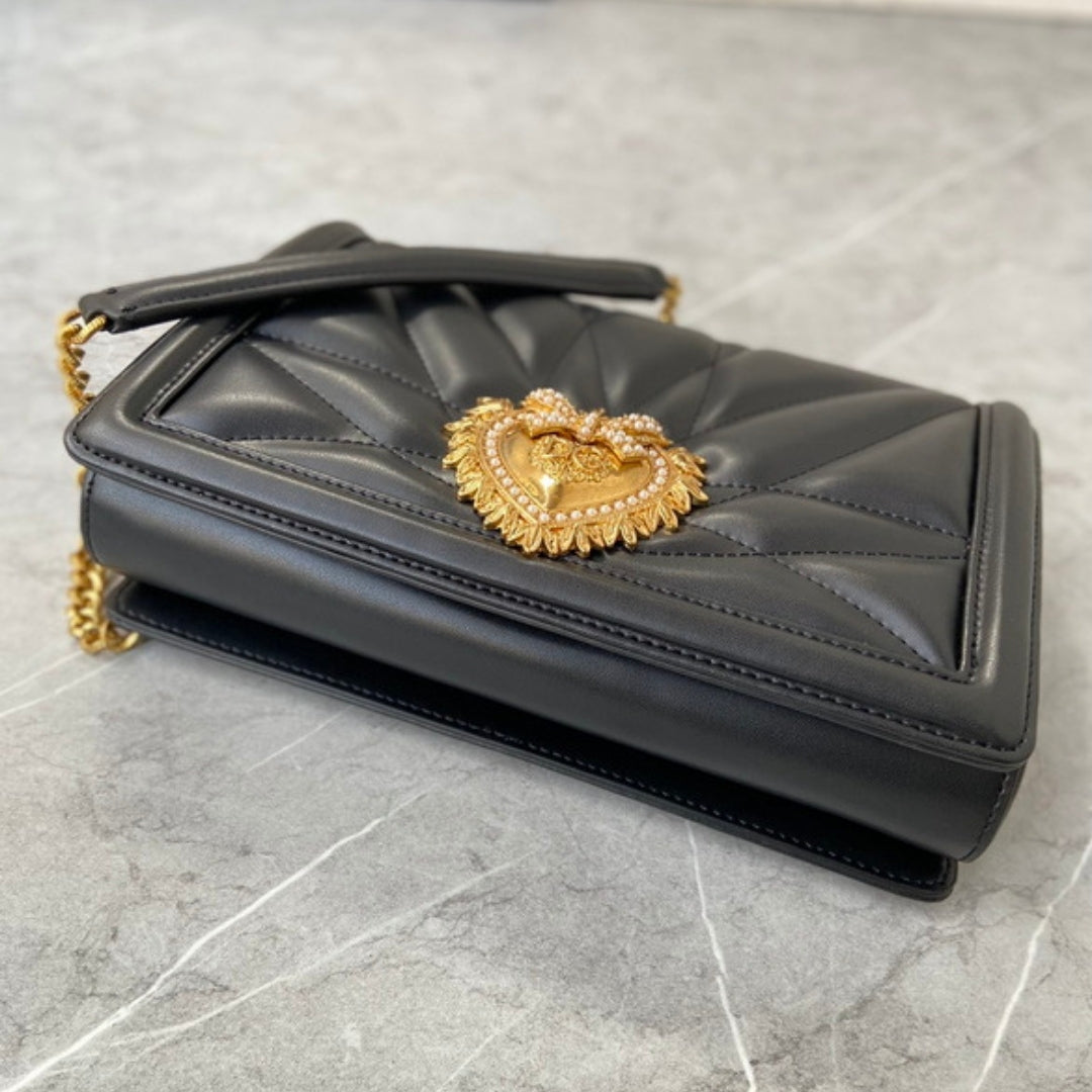 DG Devotion Small Black Bag 26cm